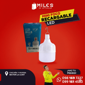 MINI FOCO RECARGABLE LED