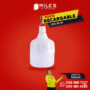 FOCO RECARGABLE LED 30W